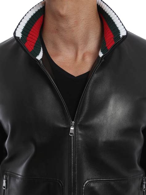 gucci lederjacke herren|Lederjacken Herren .